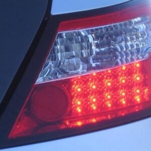 Honda Civic 06-08 2Dr LED Tail Lights - Red Clear - Image 5