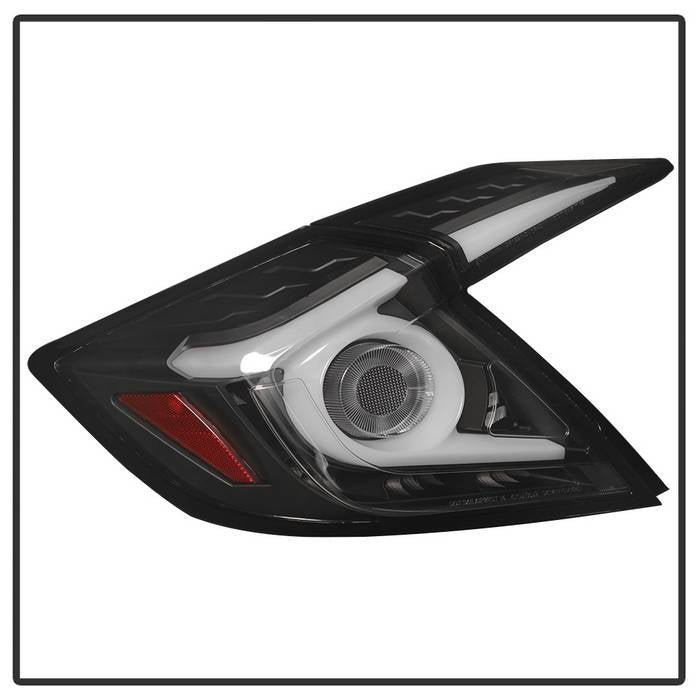 Honda Civic 2016 - 2019 4 Door Light Bar LED Tail Lights - Black