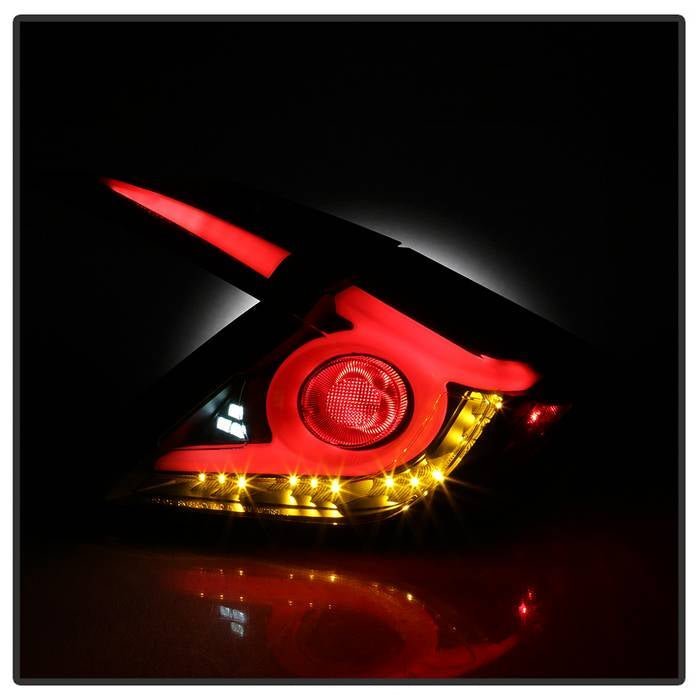 Honda Civic 2016 - 2019 4 Door Light Bar LED Tail Lights - Black