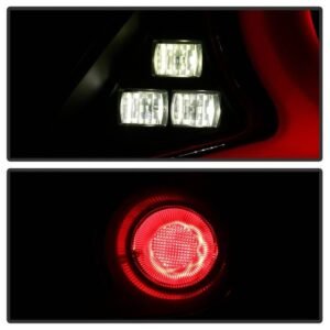 Honda Civic 2016 - 2019 4 Door Light Bar LED Tail Lights - Black - Image 7