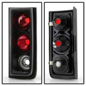 Hummer H2 03-09 Euro Style Tail Lights - Black - Image 2