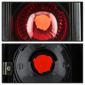 Hummer H2 03-09 Euro Style Tail Lights - Black - Image 3