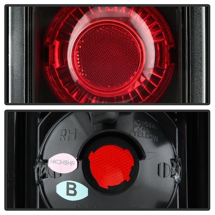 Hummer H2 03-09 Euro Style Tail Lights - Black