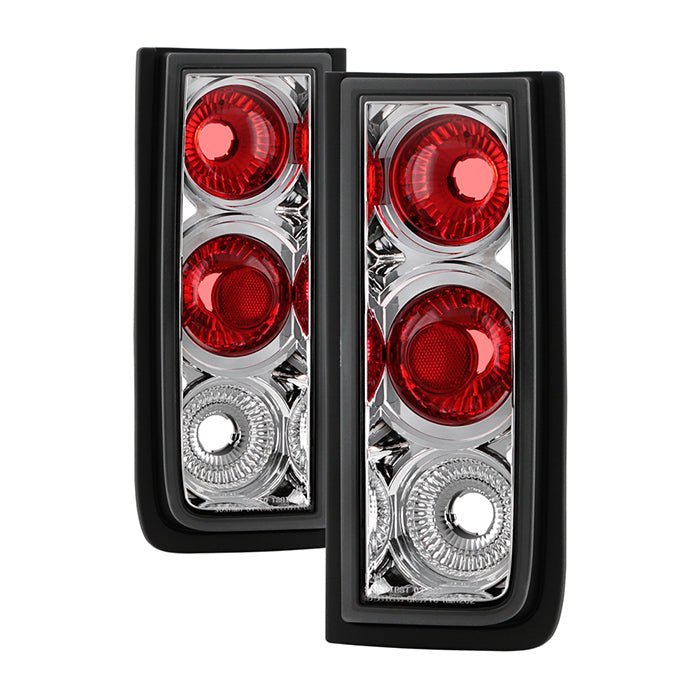 Hummer H2 03-09 Euro Style Tail Lights - Chrome