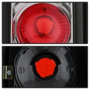 Hummer H2 03-09 Euro Style Tail Lights - Chrome - Image 3