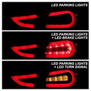 Hyundai Elantra 11-13 Light Bar LED Tail Lights - Black - Image 11