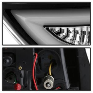 Hyundai Elantra 11-13 Light Bar LED Tail Lights - Black - Image 4