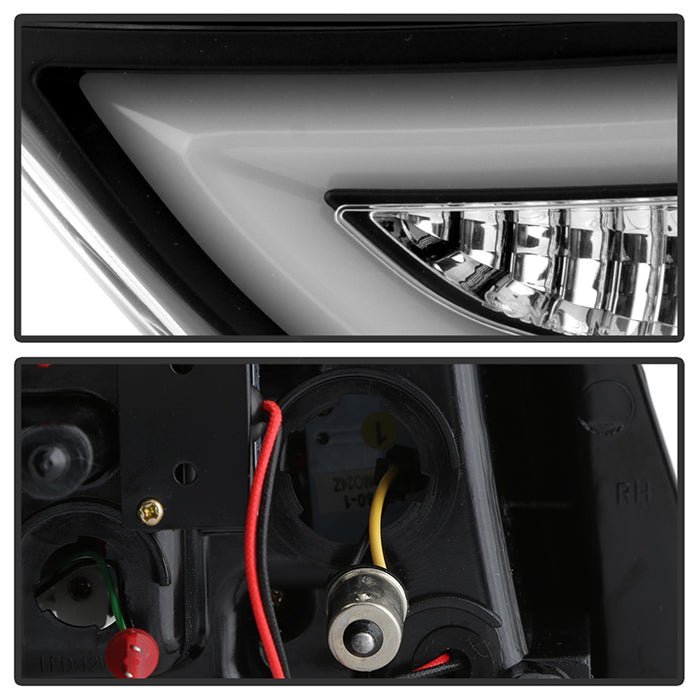 Hyundai Elantra 11-13 Light Bar LED Tail Lights - Black