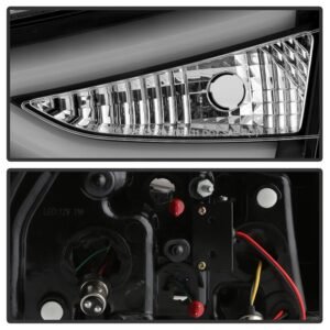 Hyundai Elantra 11-13 Light Bar LED Tail Lights - Black - Image 5