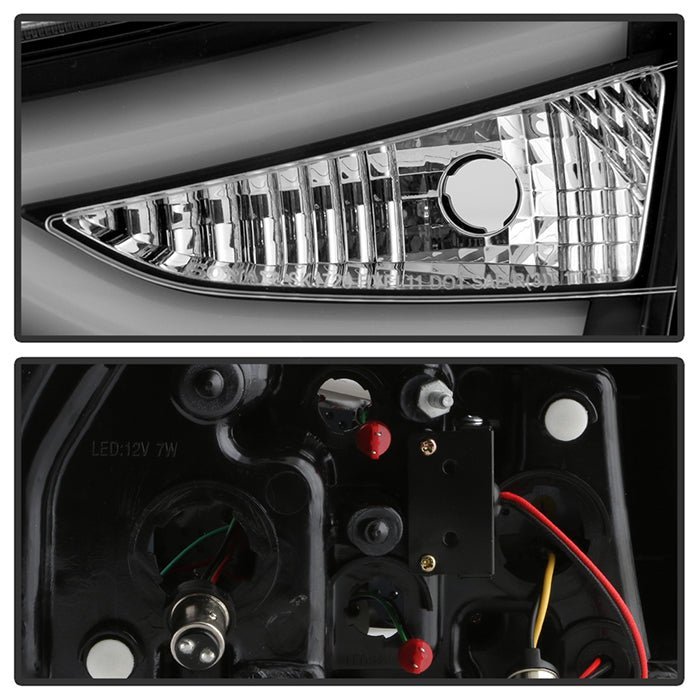 Hyundai Elantra 11-13 Light Bar LED Tail Lights - Black