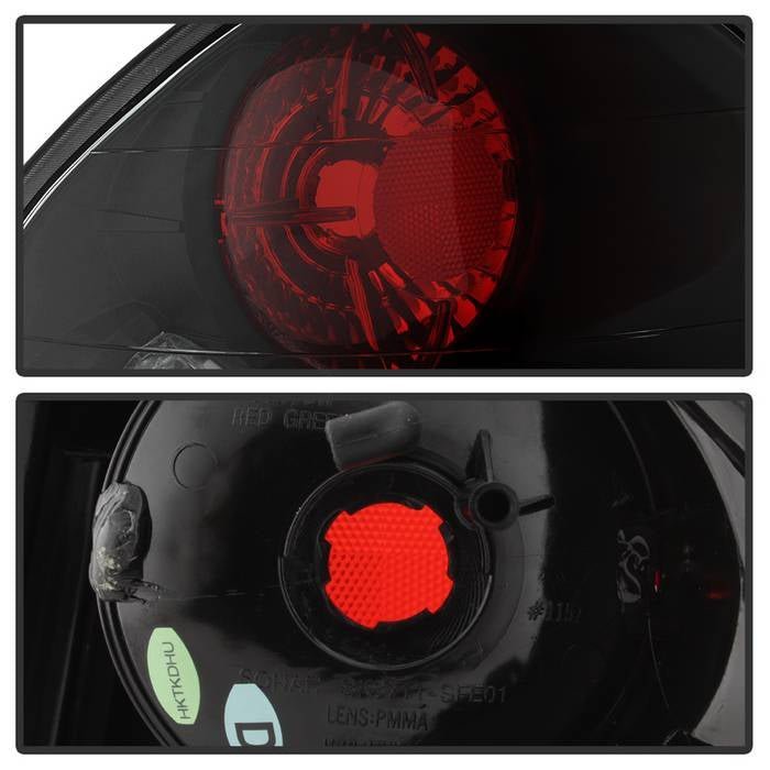 Hyundai Santa Fe 01-06 Euro Style Tail Lights - Black