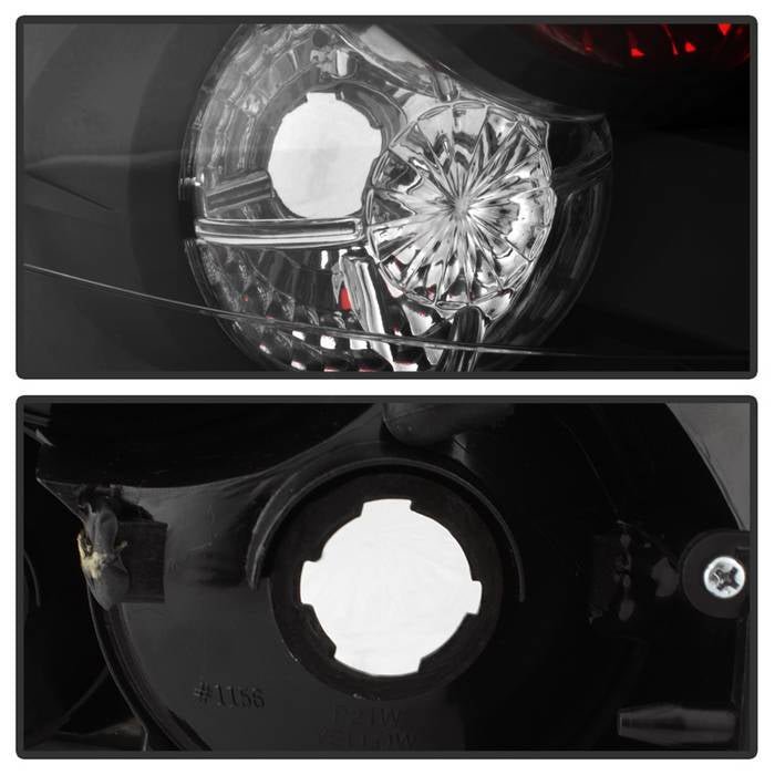 Hyundai Santa Fe 01-06 Euro Style Tail Lights - Black