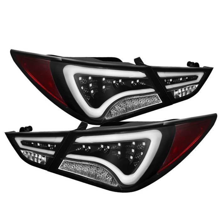 Hyundai Sonata 11-14 LED Tail Lights - Black