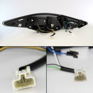 Hyundai Sonata 11-14 LED Tail Lights - Black - Image 2