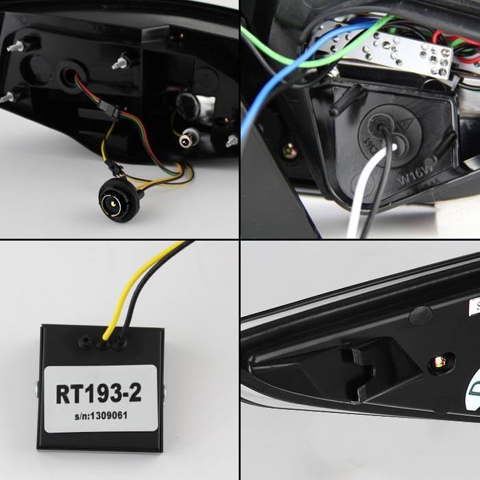 Hyundai Sonata 11-14 LED Tail Lights - Black