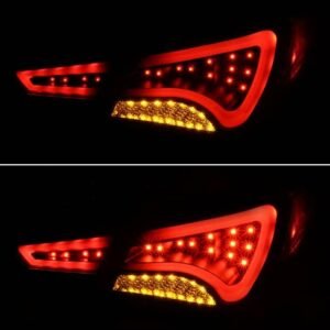 Hyundai Sonata 11-14 LED Tail Lights - Black - Image 4