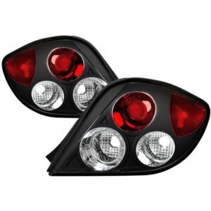 Hyundai Tiburon 03-05 Euro Style Tail Lights - Black - Image 1