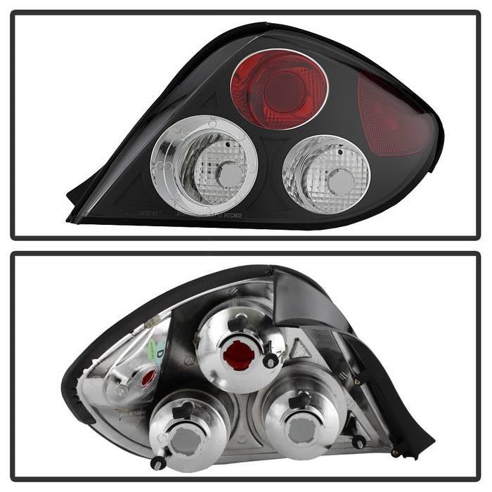 Hyundai Tiburon 03-05 Euro Style Tail Lights - Black