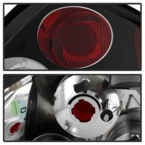Hyundai Tiburon 03-05 Euro Style Tail Lights - Black - Image 3