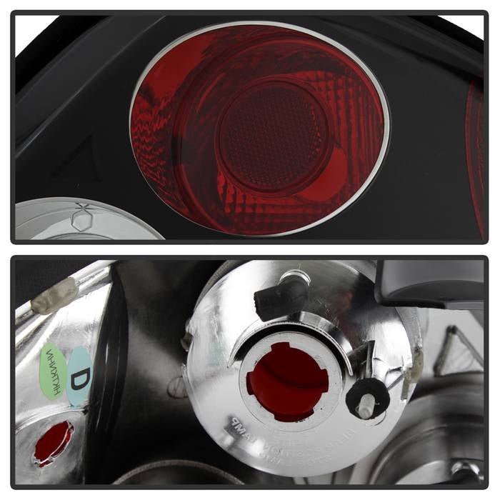 Hyundai Tiburon 03-05 Euro Style Tail Lights - Black