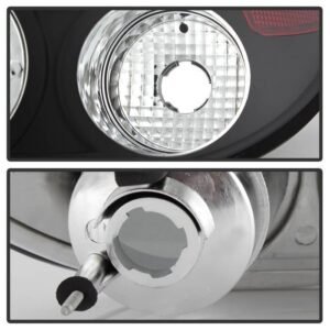 Hyundai Tiburon 03-05 Euro Style Tail Lights - Black - Image 5
