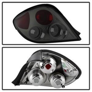 Hyundai Tiburon 03-05 Euro Style Tail Lights - Smoke - Image 2