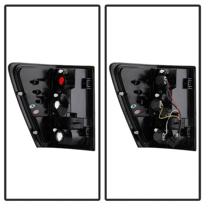 Jeep Grand Cherokee 05-06 Euro Style Tail Lights - Black