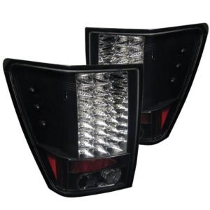 Jeep Grand Cherokee 05-06 LED Tail Lights - Black - Image 1