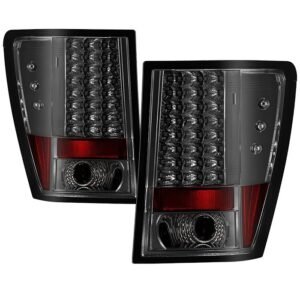 Jeep Grand Cherokee 05-06 LED Tail Lights - Smoke - Image 1