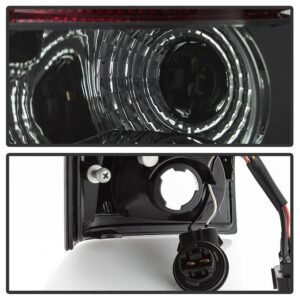 Jeep Grand Cherokee 05-06 LED Tail Lights - Smoke - Image 4