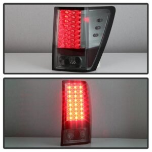 Jeep Grand Cherokee 05-06 LED Tail Lights - Smoke - Image 9