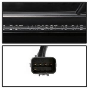 Jeep Grand Cherokee 05-06 Version 2 Light Bar LED Tail Lights - Black - Image 5