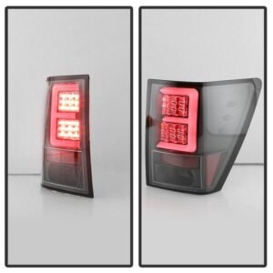 Jeep Grand Cherokee 05-06 Version 2 Light Bar LED Tail Lights - Black - Image 8