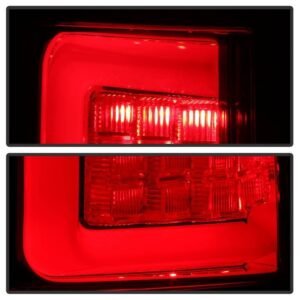 Jeep Grand Cherokee 05-06 Version 2 Light Bar LED Tail Lights - Chrome - Image 7