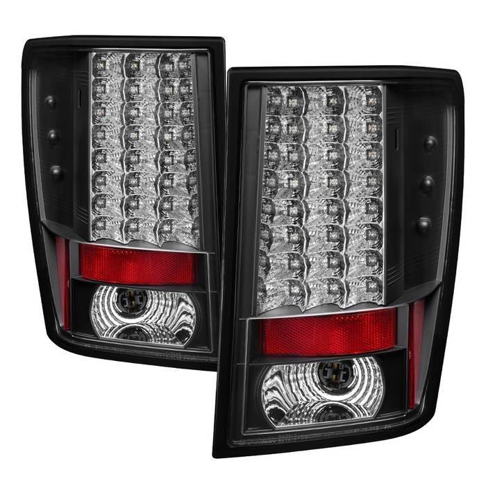 Jeep Grand Cherokee 07-10 LED Tail Lights - Black