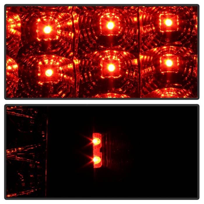 Jeep Grand Cherokee 07-10 LED Tail Lights - Black