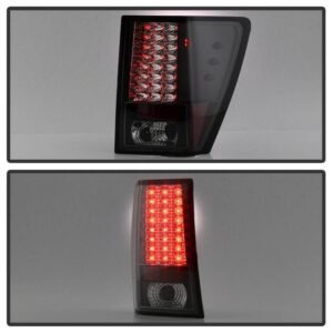 Jeep Grand Cherokee 07-10 LED Tail Lights - Black - Image 8