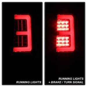 Jeep Grand Cherokee 07-10 Light Bar LED Tail Lights- Black - Image 8