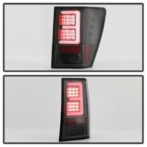 Jeep Grand Cherokee 07-10 Light Bar LED Tail Lights- Black - Image 7