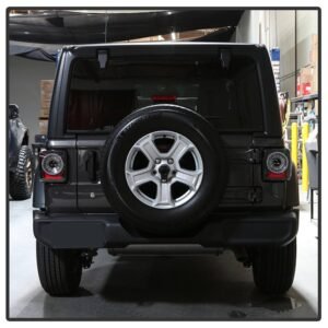 Jeep Wrangler 2019 - 2020 Full LED Tail Light - Black - Image 10