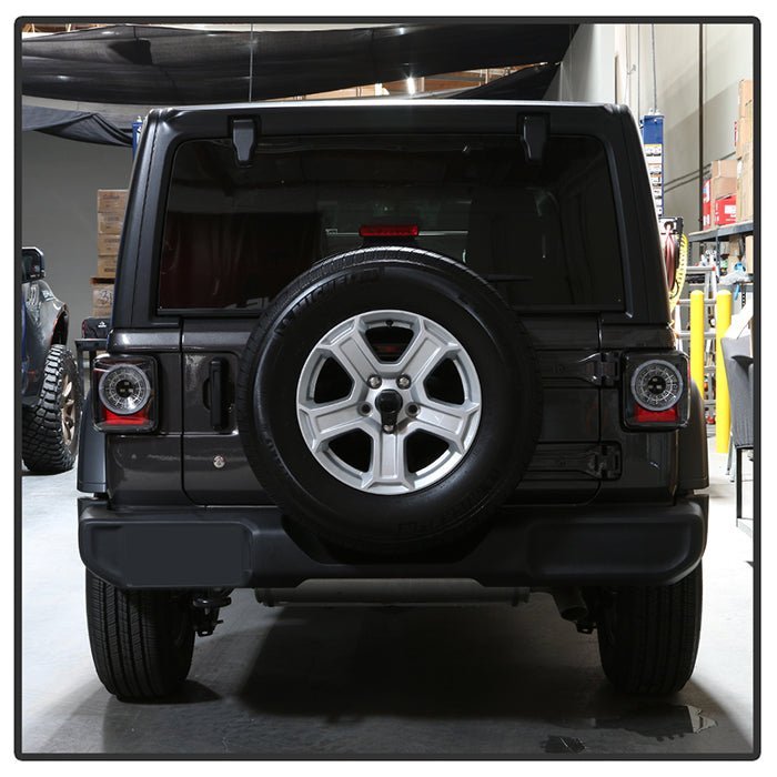Jeep Wrangler 2019 - 2020 Full LED Tail Light - Black