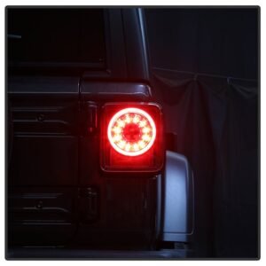 Jeep Wrangler 2019 - 2020 Full LED Tail Light - Black - Image 15