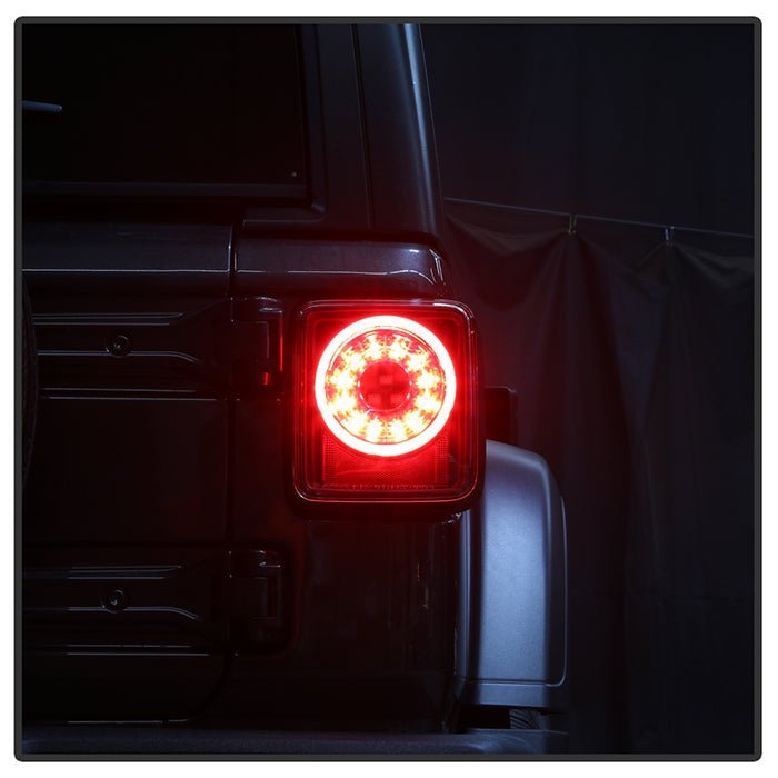 Jeep Wrangler 2019 - 2020 Full LED Tail Light - Black