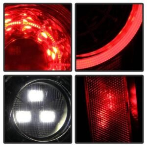 Jeep Wrangler 2019 - 2020 Full LED Tail Light - Black - Image 7