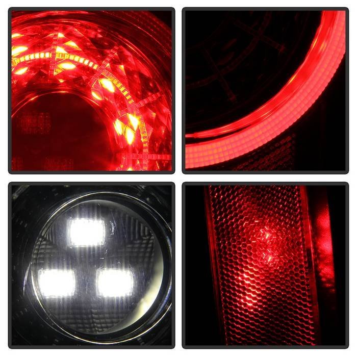Jeep Wrangler 2019 - 2020 Full LED Tail Light - Black