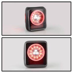 Jeep Wrangler 2019 - 2020 Full LED Tail Light - Black - Image 8
