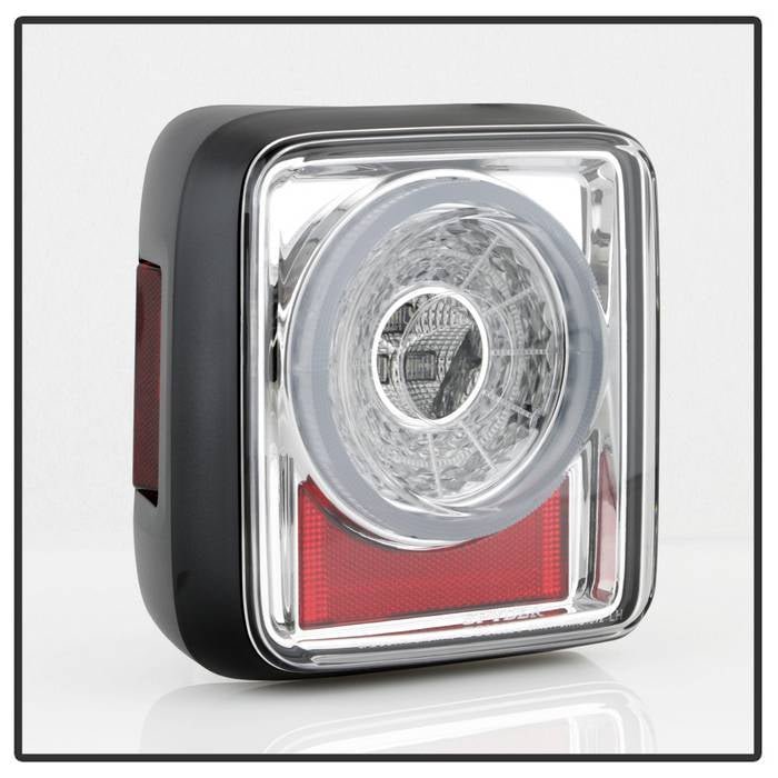 Jeep Wrangler 2019 - 2020 Full LED Tail Light - Sequential Turn Signal - Chrome