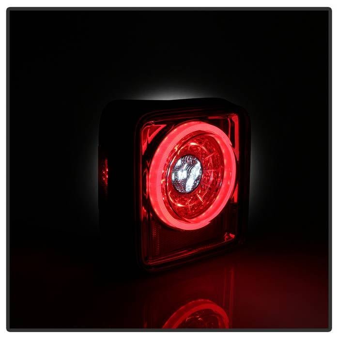 Jeep Wrangler 2019 - 2020 Full LED Tail Light - Sequential Turn Signal - Chrome