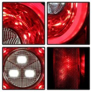 Jeep Wrangler 2019 - 2020 Full LED Tail Light - Sequential Turn Signal - Chrome - Image 7