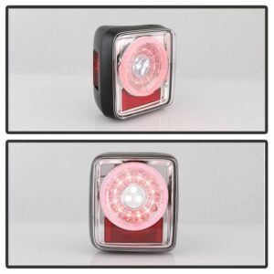 Jeep Wrangler 2019 - 2020 Full LED Tail Light - Sequential Turn Signal - Chrome - Image 8